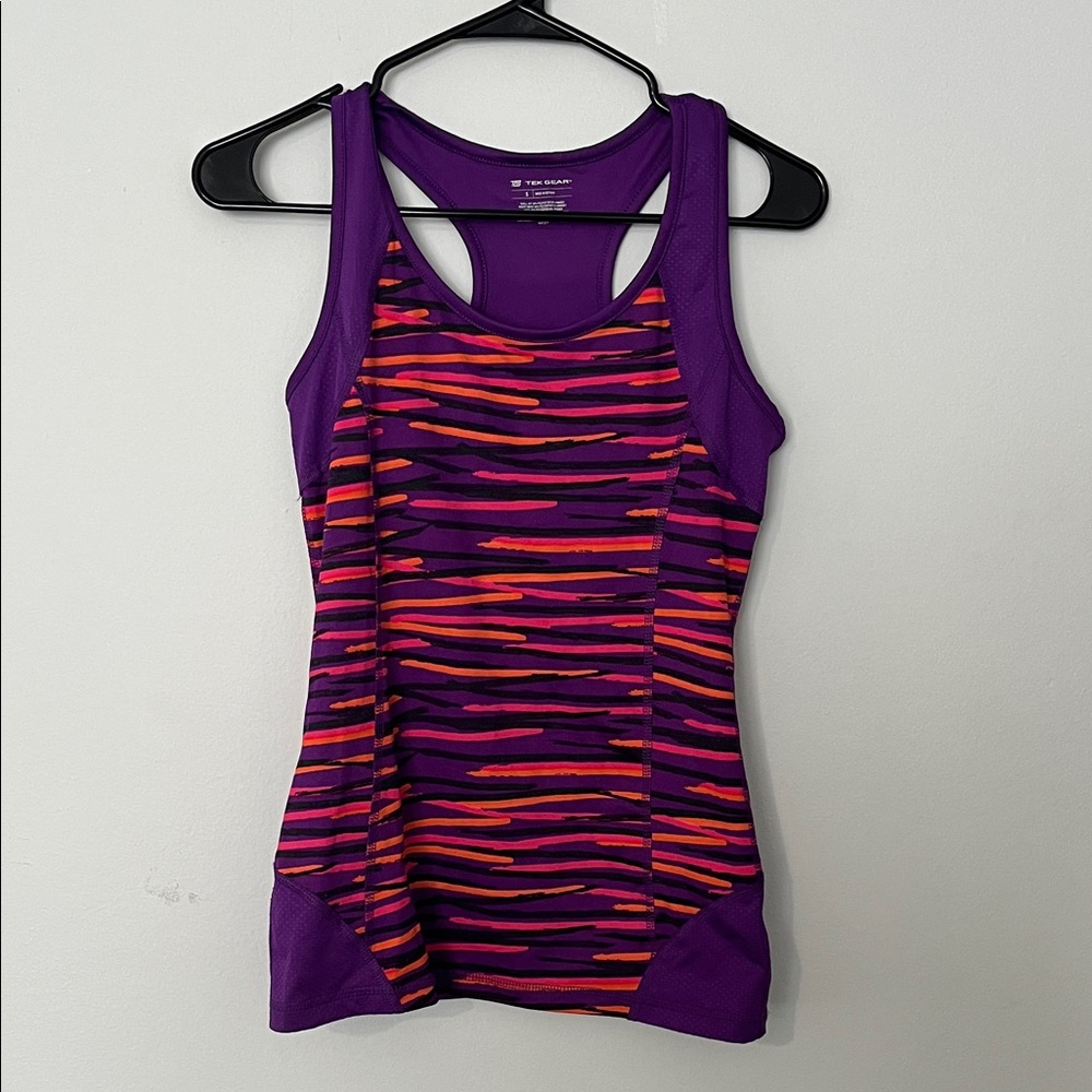 Tek Gear Women's Workout Tank Top in Purple and‎ Orange